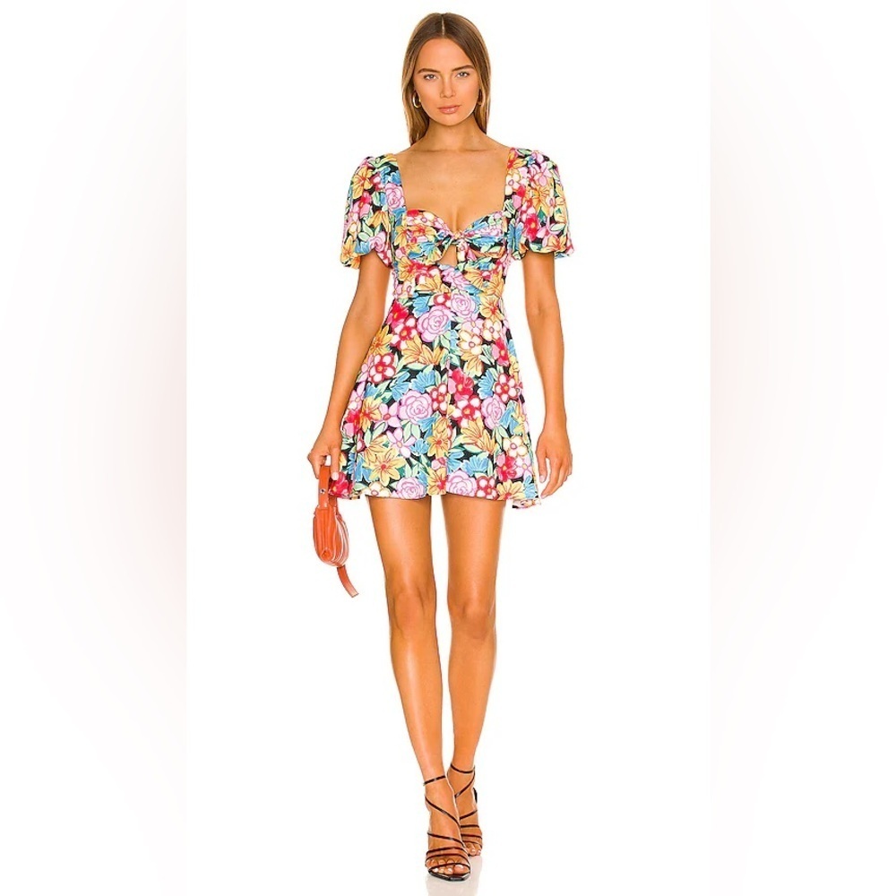 For Love And Lemons Mallory Mini Dress in Red (108)